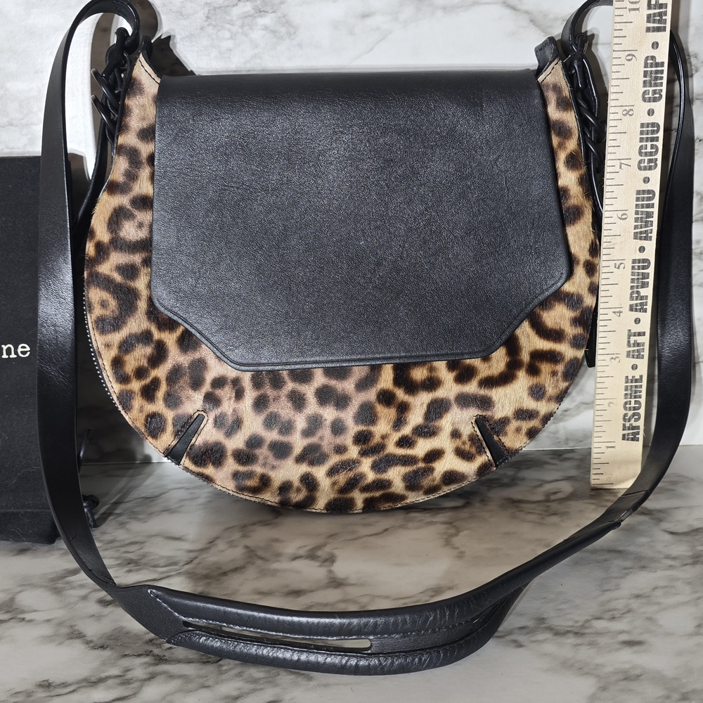 Rag & Bone Black and Leopard Crossbody Bag - Picture 10 of 14